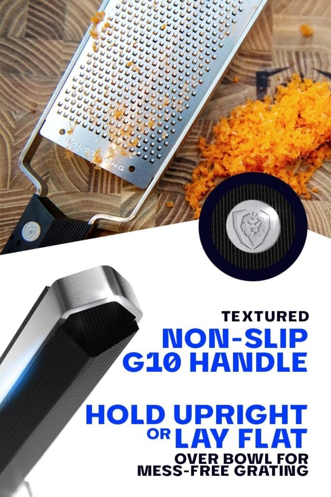 "Unleash Effortless Perfection with the Dalstrong Professional G10 Wide Cheese Grater – Say Goodbye to Struggles!"