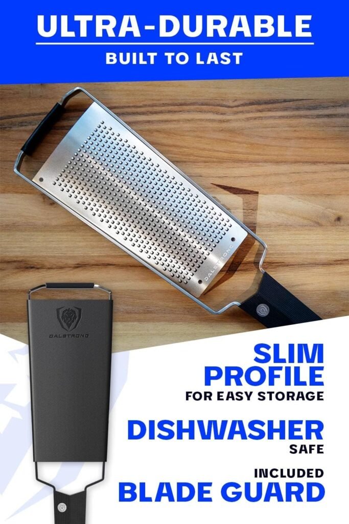 "Unleash Effortless Perfection with the Dalstrong Professional G10 Wide Cheese Grater – Say Goodbye to Struggles!"