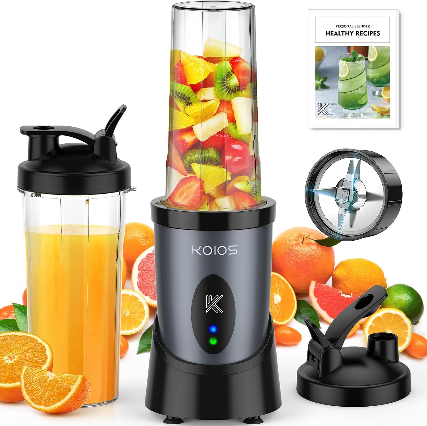 "Transform Your Health with the Powerful KOIOS 900W Personal Smoothie Blender – The Ultimate Choice for Effortless Blending!"