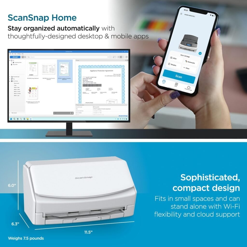 "ScanSnap iX1600: The Ultimate Photo and Document Scanner You’ll Love!"