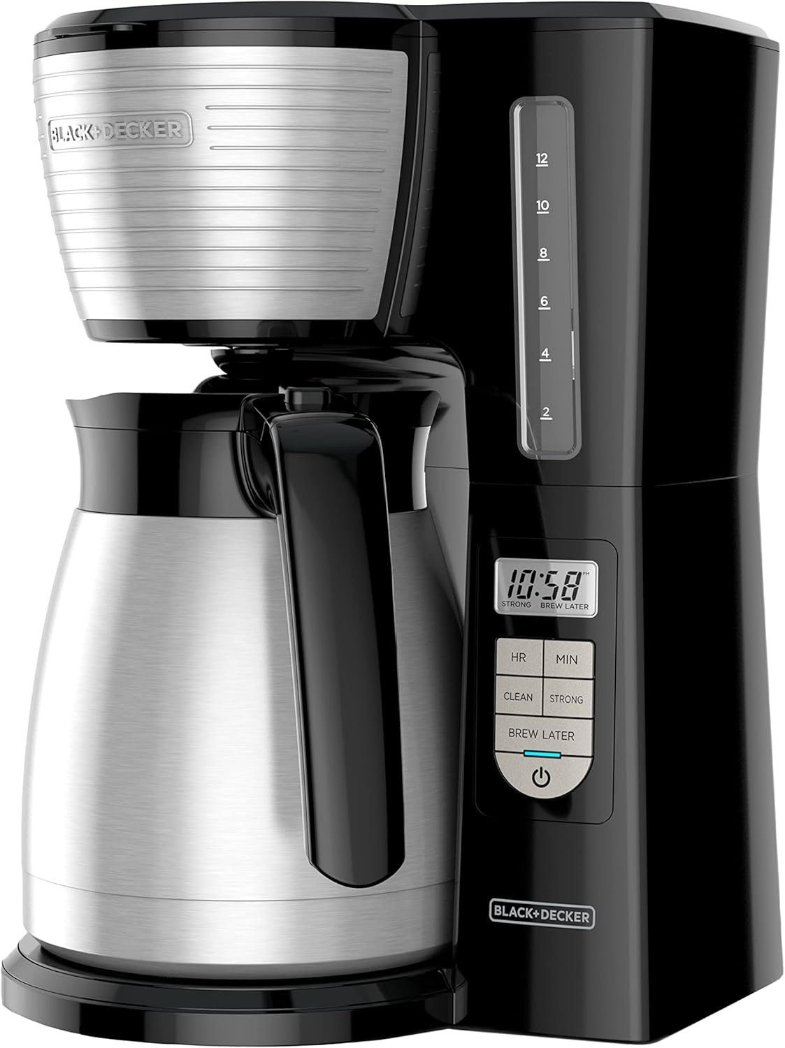 Effortlessly Brew the Perfect Cup: The Ultimate BLACK+DECKER 12-Cup Thermal Coffee Maker for Fresh, Flavorful Mornings